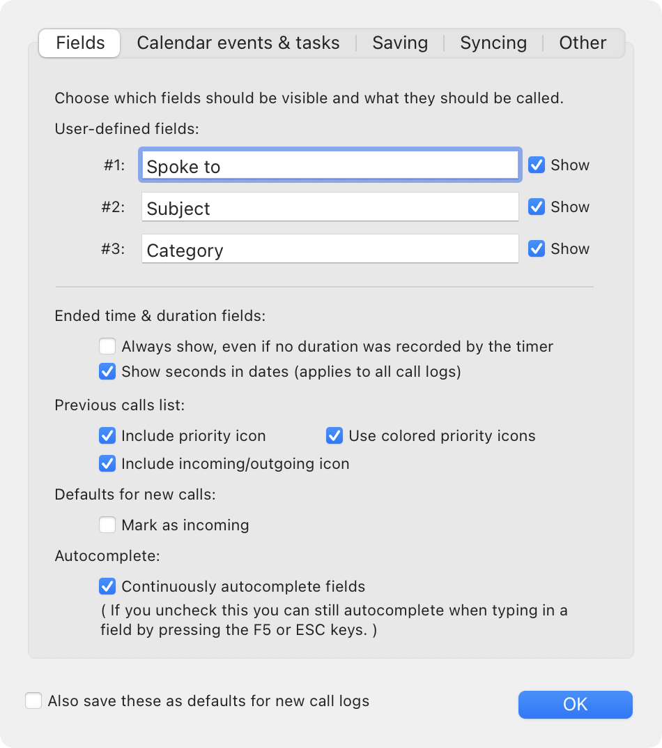 Preferences Fields Image