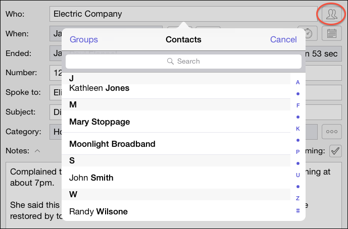 Contacts Image