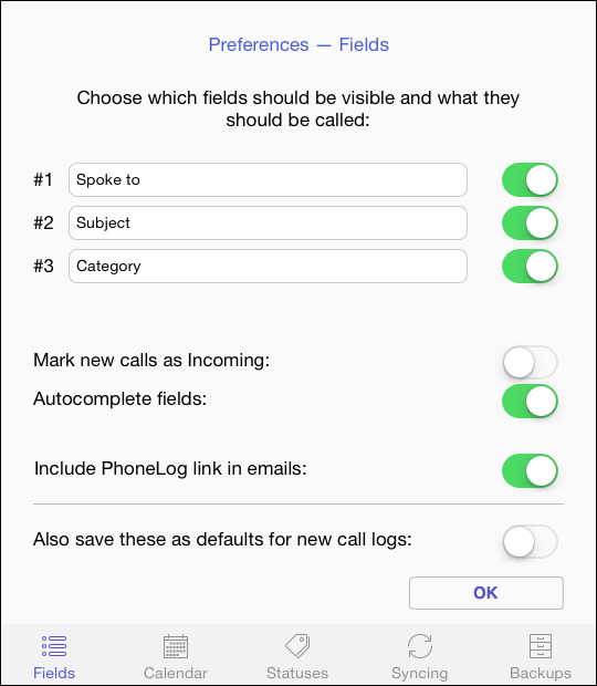 Preferences Fields Image