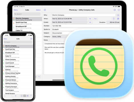 PhoneLog for iOS Icon